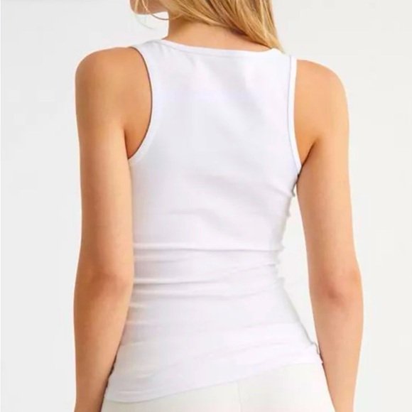 Juicy Couture Tank Top Keep It Juicy Glitter Xsmall NWT Silver/Gold/White - Picture 3 of 3